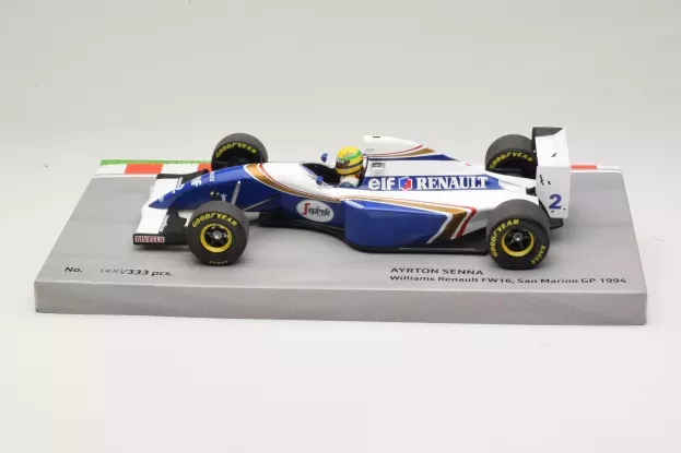 Minichamps Williams F1 Fw16 Team Rothmans Renault N 2 San Marino Italy Gp with Extra Decal Set 1994 Ayrton Senna 1:18 543941833